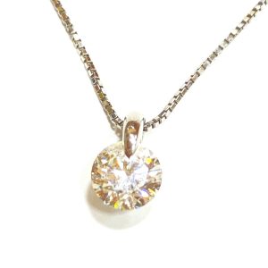 Pt850　ダイヤモンド　ネックレス　1.02ct